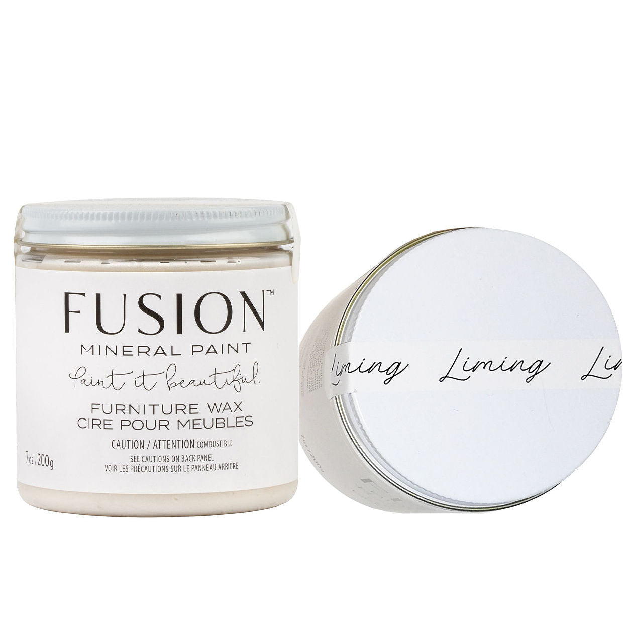 Liming Furniture Wax by Fusion Mineral Paint @ Painted Heirloom