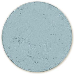 Notions Gilders Paste Wax in light blue, shown as a smooth, flat disk.