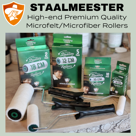 Staalmeester Microfelt and Microfiber Paint Rollers Now Available!