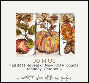 The Fall 2021 Iron Orchid Designs Reveal is set for Monday, October 4 at 10:00 AM CENTRAL