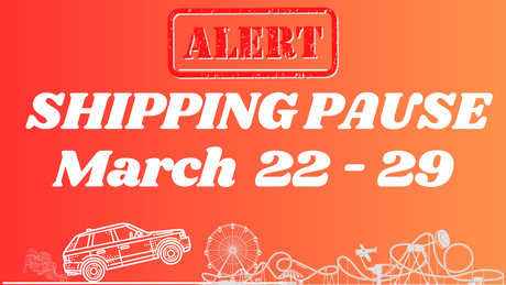 Shipping Pause March 22 through May 28