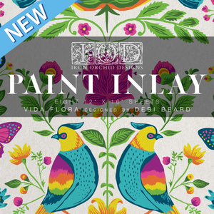 NEW! *Limited Release* Vida Flora Paint Inlay by Debi Beard of DIY Paint Co.