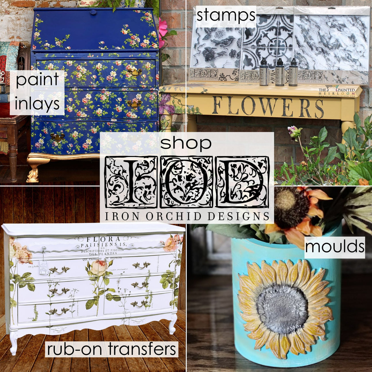 Buy IOD - Iron Orchid Designs @ The Painted Heirloom