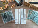 The Connoisseur's Library Mini Stamp by IOD - Iron Orchid Designs