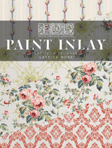 Lattice Rose Paint Inlay by (Limited Release - Restock ETA 5/27/24) IOD - Iron Orchid Designs
