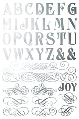 Figgy & Flourish Gilded Transfer (2025 Limited Release) by IOD - Iron Orchid Designs
