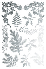 Figgy & Flourish Gilded Transfer (2025 Limited Release) by IOD - Iron Orchid Designs
