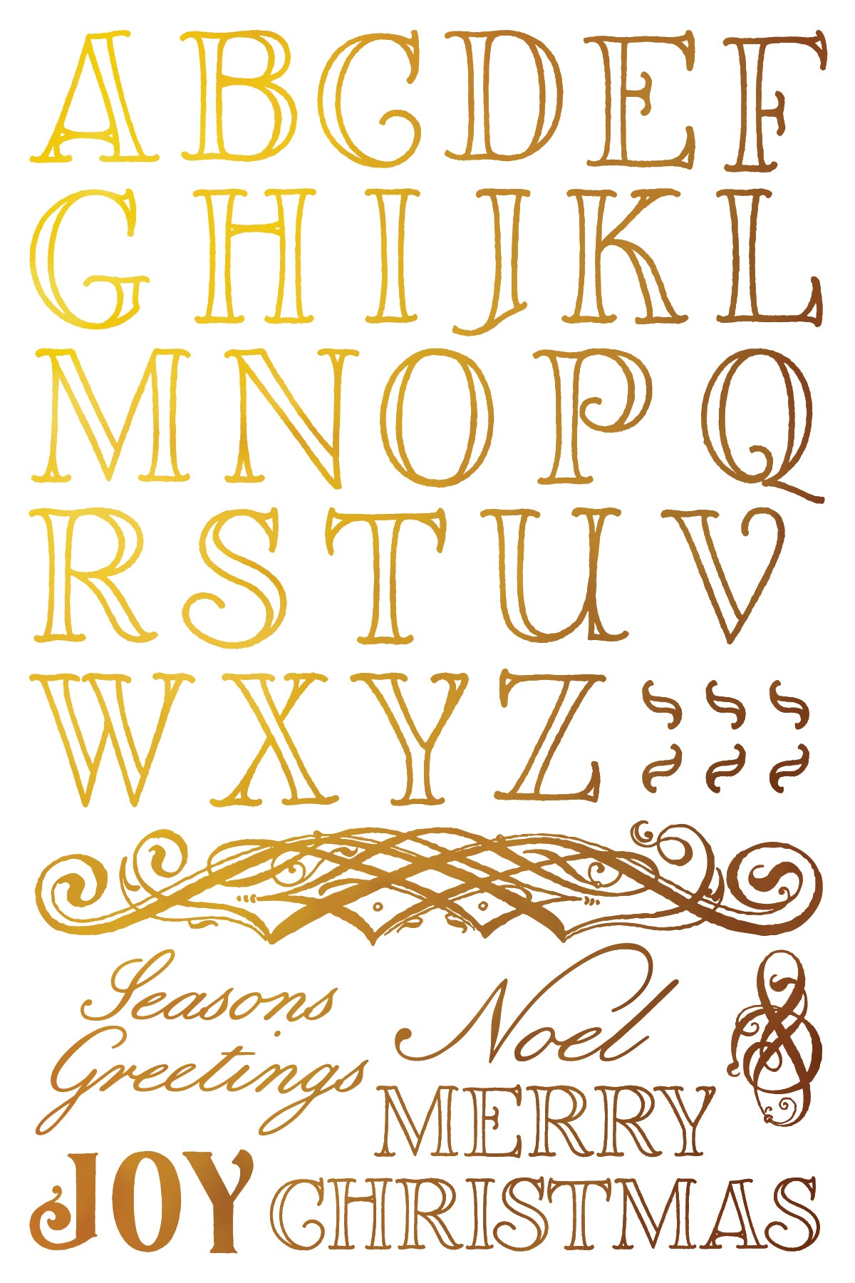 Figgy & Flourish Gilded Transfer (2025 Limited Release) by IOD - Iron Orchid Designs
