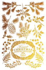 Figgy & Flourish Gilded Transfer (2025 Limited Release) by IOD - Iron Orchid Designs