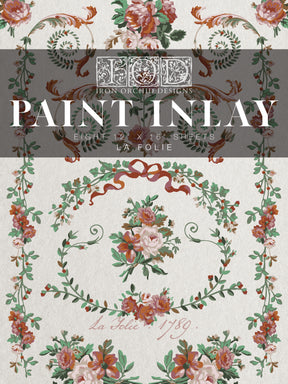 La Folie Paint Inlay (2025 Limited Release) by IOD - Iron Orchid Designs-The Painted Heirloom