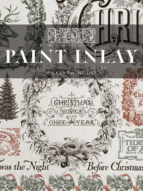 Twelfth Night Paint Inlay (2025 Limited Release) by IOD - Iron Orchid Designs-The Painted Heirloom