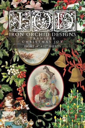 Christmas Joy Transfer (2025 Limited Release) by IOD - Iron Orchid Designs-The Painted Heirloom