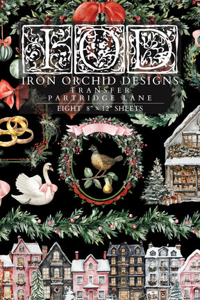 Partridge Lane Transfer (2025 Limited Release) by IOD - Iron Orchid Designs-The Painted Heirloom