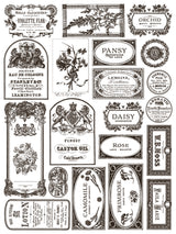 Floriography Paint Inlay by IOD - Iron Orchid Designs