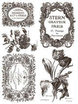 Floriography Paint Inlay by IOD - Iron Orchid Designs