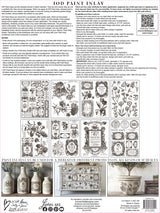 Floriography Paint Inlay by IOD - Iron Orchid Designs