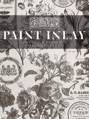 Floriography Paint Inlay by IOD - Iron Orchid Designs-The Painted Heirloom