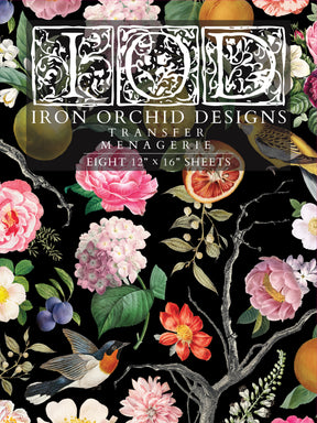 Menagerie Transfer by IOD - Iron Orchid Designs-The Painted Heirloom