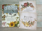 Flowers by the Poets Transfer by IOD - Iron Orchid Designs