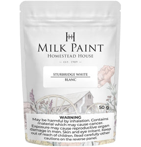 Sturbridge White Milk Paint by Homestead House-Sample-The Painted Heirloom
