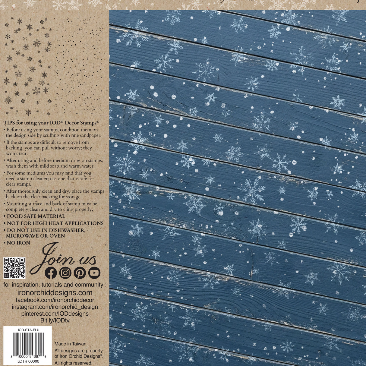 Flurry (2026 Limited Release) Stamp by IOD - Iron Orchid Designs