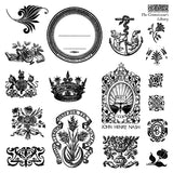 The Connoisseur's Library Mini Stamp by IOD - Iron Orchid Designs