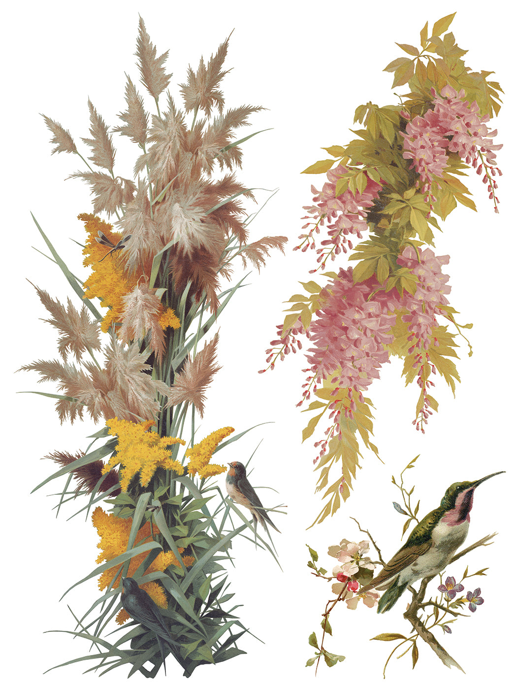 Flowers by the Poets Transfer by IOD - Iron Orchid Designs
