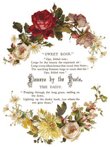 Flowers by the Poets Transfer by IOD - Iron Orchid Designs