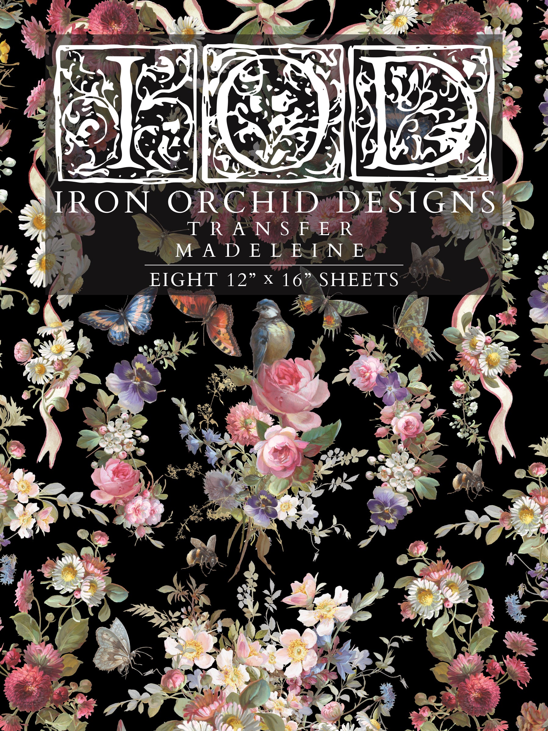 IOD Madeleine Transfer by Iron Orchid Designs @ The Painted Heirloom