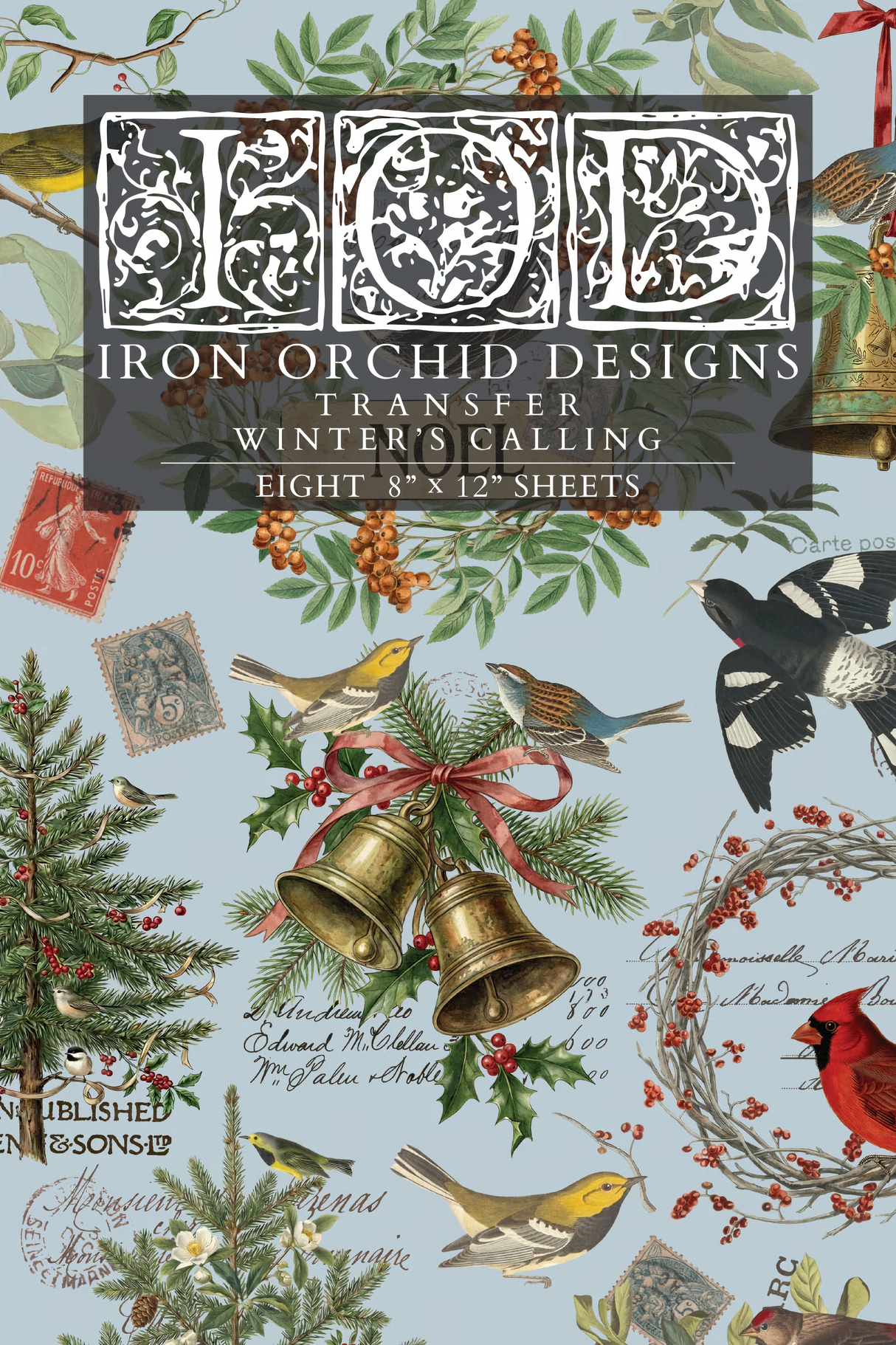 Winter's Calling (2026 Limited Release) Transfer by IOD - Iron Orchid Designs