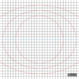IOD Thin Mount (2 sizes) with Grid & Curved Guidelines by Iron Orchid Designs -
