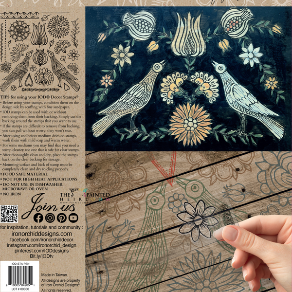 I.O.D. Pennsylvania Stamp by IOD - Iron Orchid Designs Summer 2023 @ The Painted Heirloom