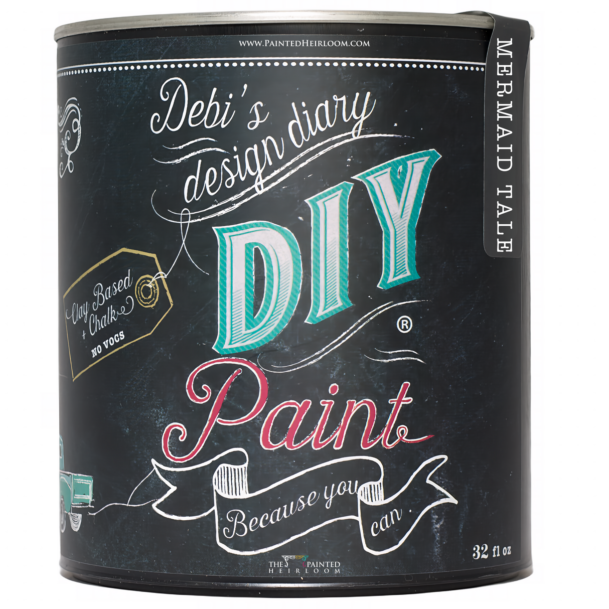 Mermaid Tale DIY Paint @ The Painted Heirloom