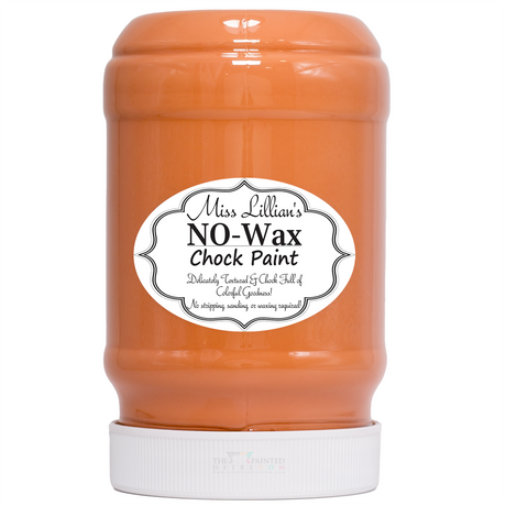 Pumpkin Spice No-Wax Chock Paint @ The Painted Heirloom