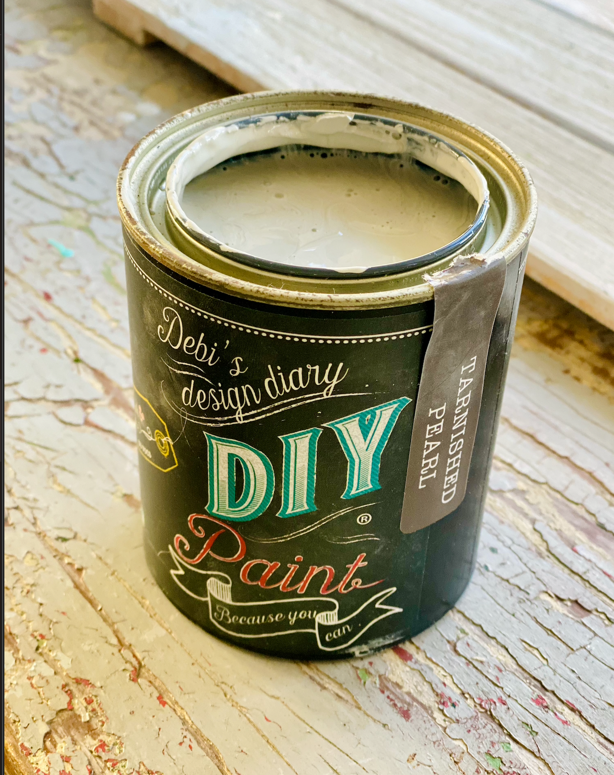 Tarnished Pearl DIY Paint @ The Painted Heirloom