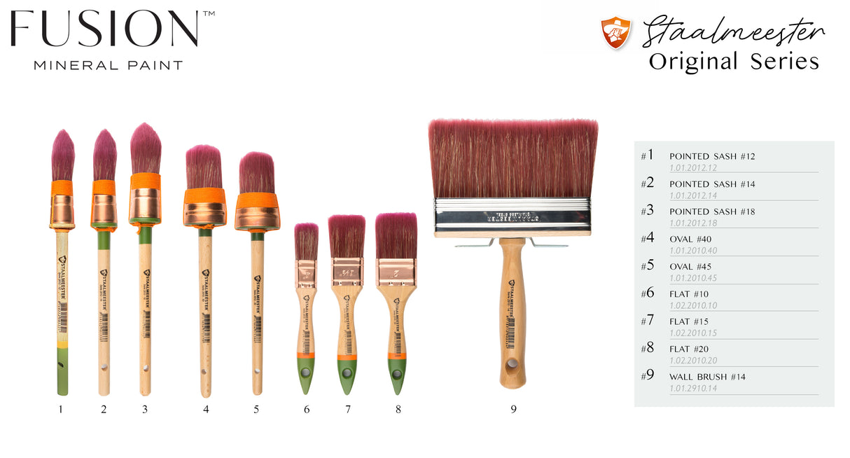 Wall Brush (Series 2910) by Staalmeester @ The Painted Heirloom