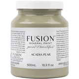 500mL Acadia Pear Fusion Mineral Paint, acrylic formula, includes instructions, for DIY projects.