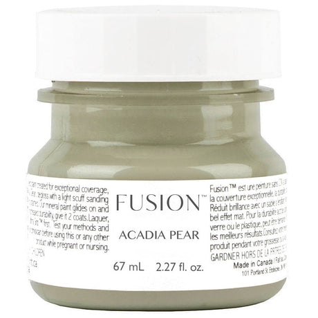 Acadia Pear Fusion Mineral Paint, 67 mL acrylic by Fusion for crafts and DIY projects.