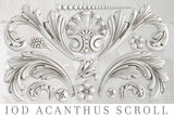 Acanthus Scroll Decor Mould by IOD - Iron Orchid Designs @ Painted Heirloom