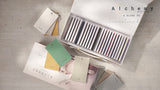 Fusion Mineral Paint Alchemy Briefcase Swatch Box Set displayed on a textured light background.