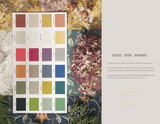 The Alchemy by Fusion Look Book from Fusion Mineral Paint next to a swatch card and printed message.