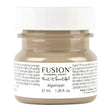 Fusion Mineral Paint 37ml, Algonquin color, deep taupe matte finish with a white lid.