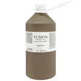 2L Fusion Mineral Paint, Algonquin (deep taupe), matte finish, with white cap and mixing stick included.