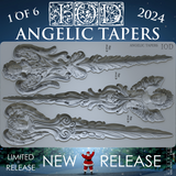 Angelic Tapers Mould (2024 Limited Release) by IOD - Iron Orchid Designs @ The Painted Heirloom