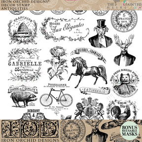 Antiquities Stamp by IOD - Iron Orchid Designs-The Painted Heirloom