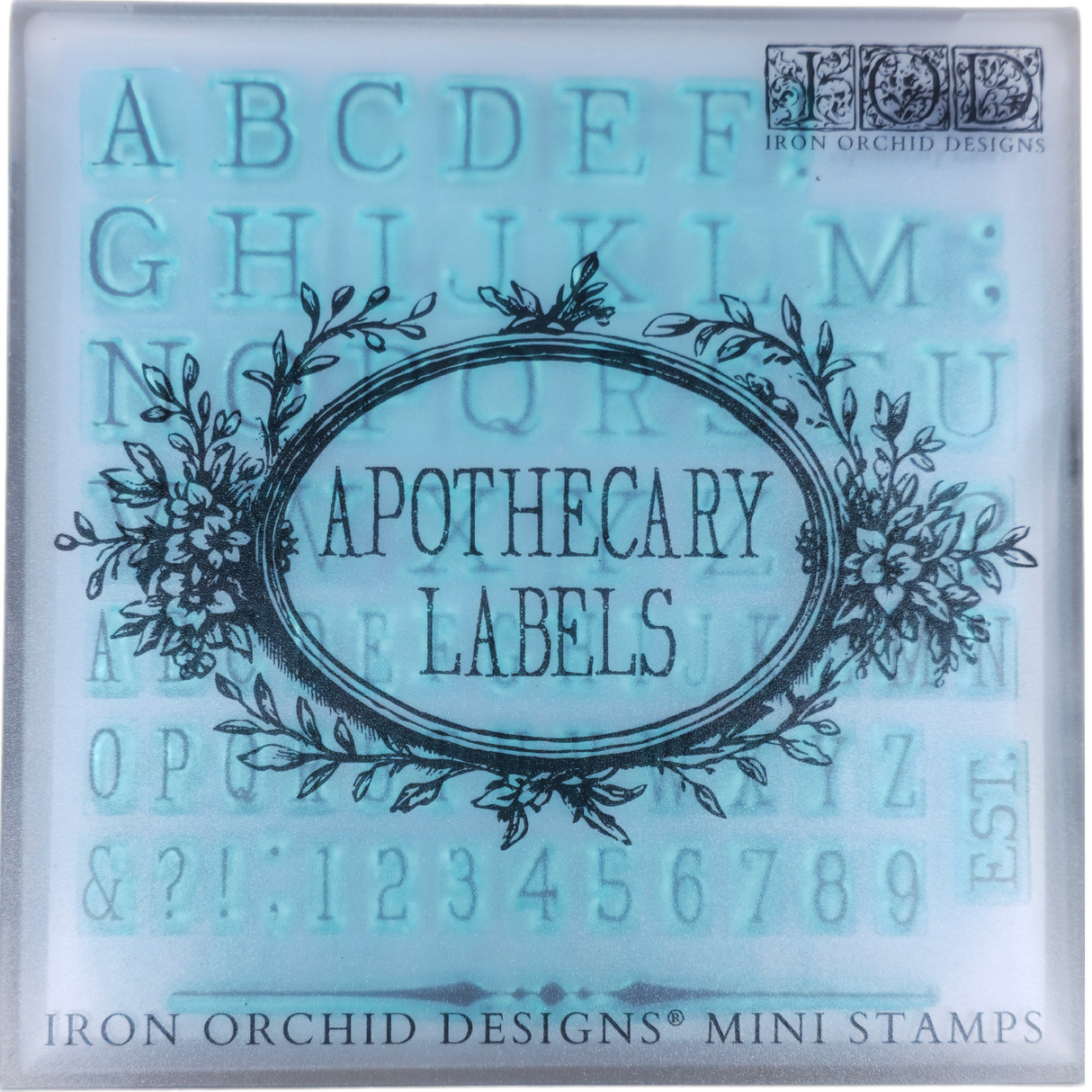 Apothecary Mini-Stamp by IOD - Iron Orchid Designs @ The Painted Heirloom