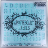 Apothecary Mini-Stamp by IOD - Iron Orchid Designs @ The Painted Heirloom