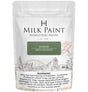 50g Bayberry Milk Paint by Homestead House, front shows warning label and floral wagon artwork.