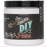 DIY Paint Co. Bead Board DIY Paint, white jar with black lid; eco-friendly clay and chalk formula.