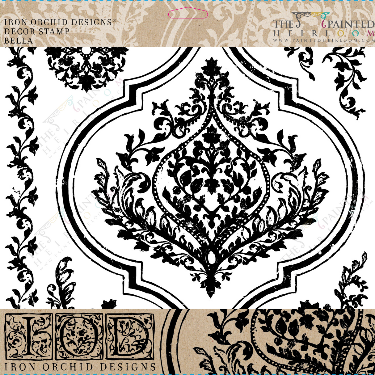 Bella Stamp by IOD - Iron Orchid Designs @ The Painted Heirloom